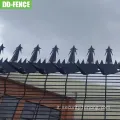 Fence a maglie anti -climb nero con picchi migliori